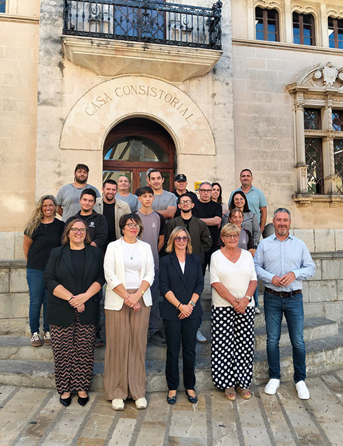 Alcúdia agradece la labor de nueve trabajadores del programa SOIB Impulsa't